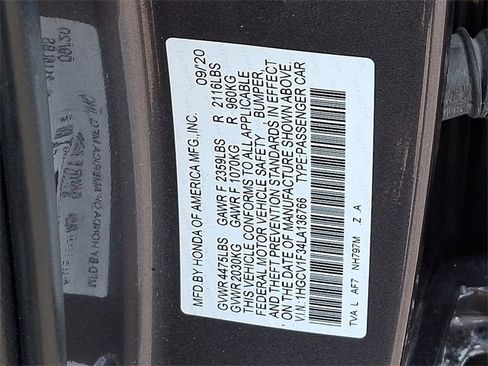 Certified 2020 Honda Accord Sport image 27