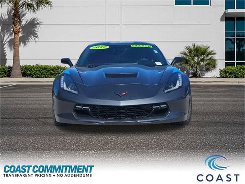Used 2017 Chevrolet Corvette Grand Sport w/ Carbon Flash Badge Package image 2
