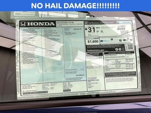 Certified 2026 Honda Accord SE image 19