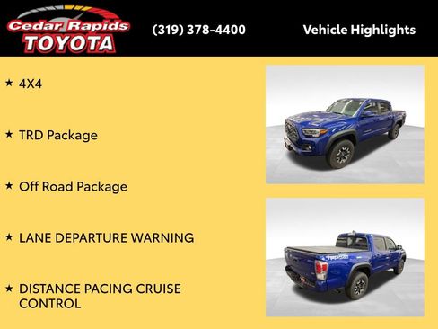Certified 2022 Toyota Tacoma TRD Off-Road w/ TRD Premium Off Road Package image 21