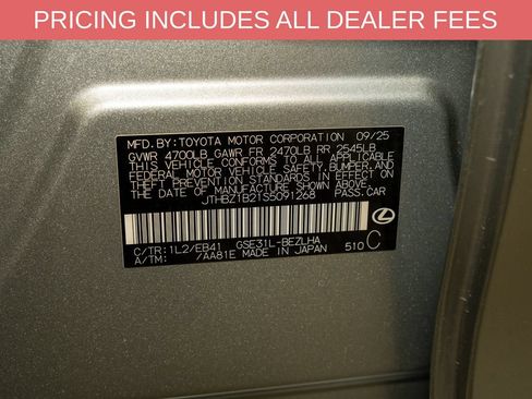 Used 2025 Lexus IS 350 F Sport w/ Accessory Package RWD image 28