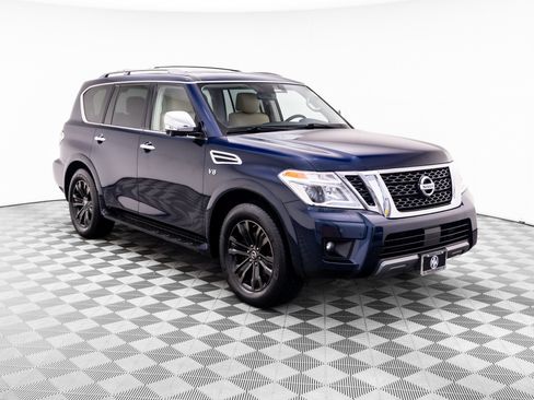 Used 2019 Nissan Armada Platinum w/ Captain's Chairs Package AWD/4WD image 8