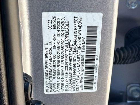 Used 2022 Honda Pilot Special Edition image 35