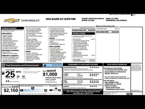 Used 2024 Chevrolet Blazer LT w/ Redline Edition image 3