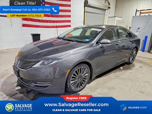 Used 2016 Lincoln MKZ AWD w/ Equipment Group 300A Reserve image 1