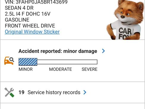 Used 2011 Ford Fusion SEL w/ 301A Rapid Spec Order Code image 34