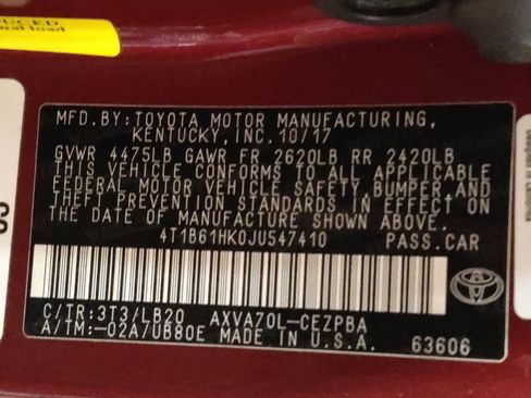 Used 2018 Toyota Camry XSE image 33