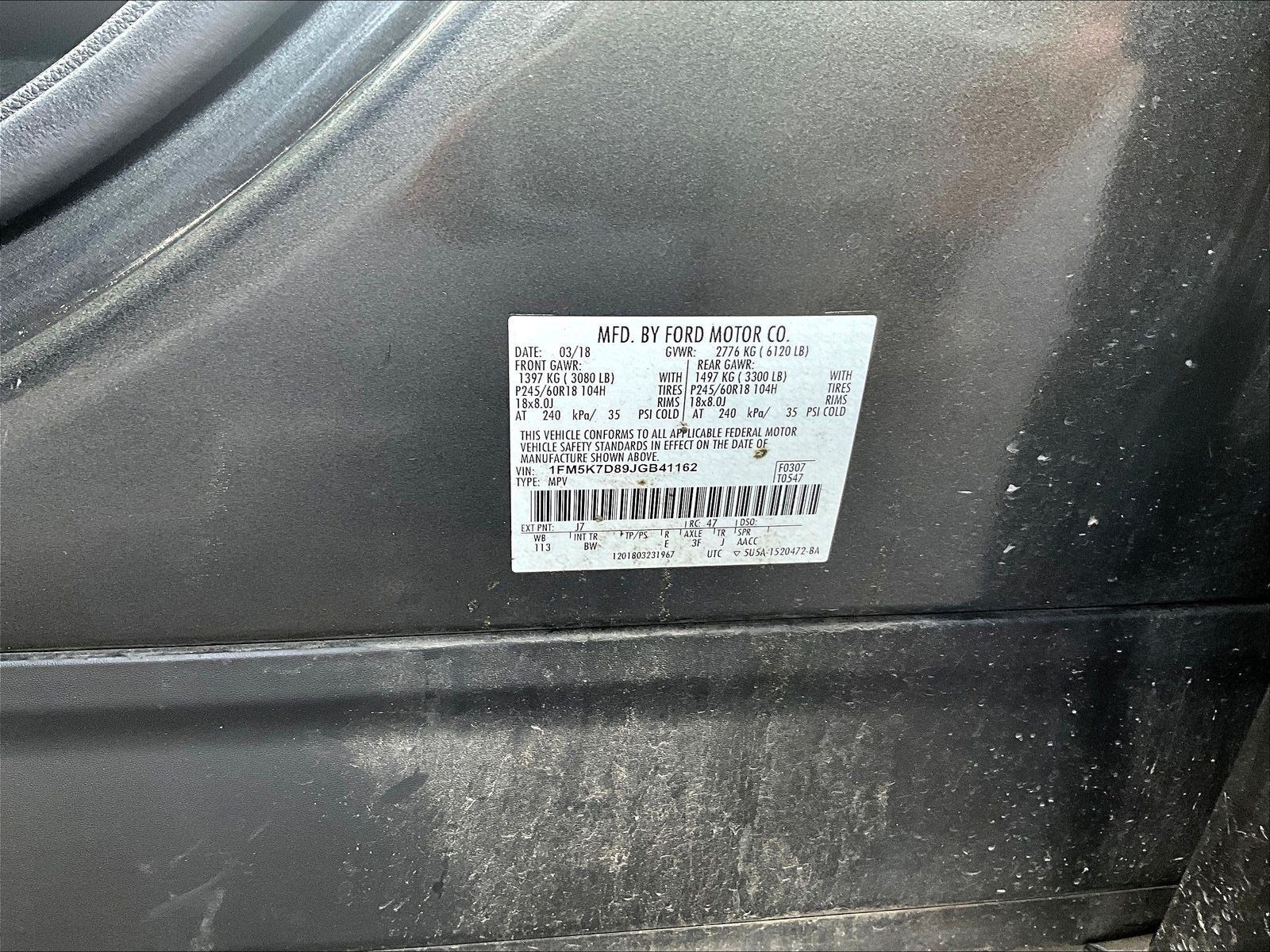 Used 2018 Ford Explorer XLT w/ Equipment Group 202A FWD image 19