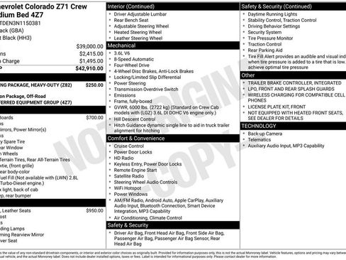 Used 2022 Chevrolet Colorado Z71 image 39