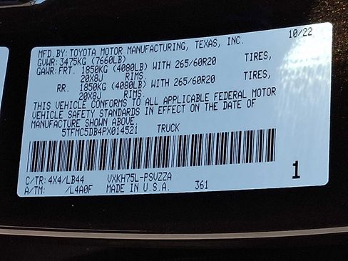 Used 2023 Toyota Tundra 1794 Edition image 24