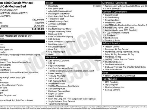 Used 2021 RAM 1500 Warlock AWD/4WD image 15
