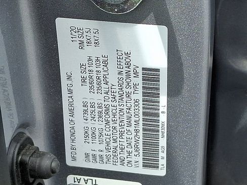 Used 2021 Honda CR-V EX-L image 25