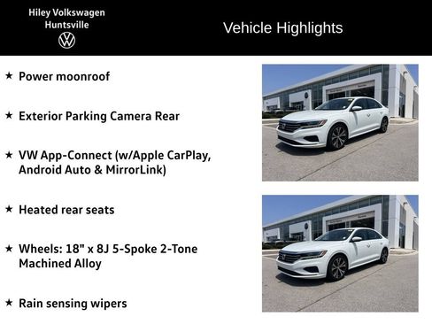 Used 2020 Volkswagen Passat 2.0T SEL FWD image 12