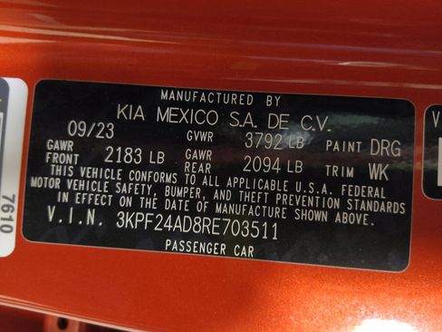 Used 2024 Kia Forte LXS FWD image 33