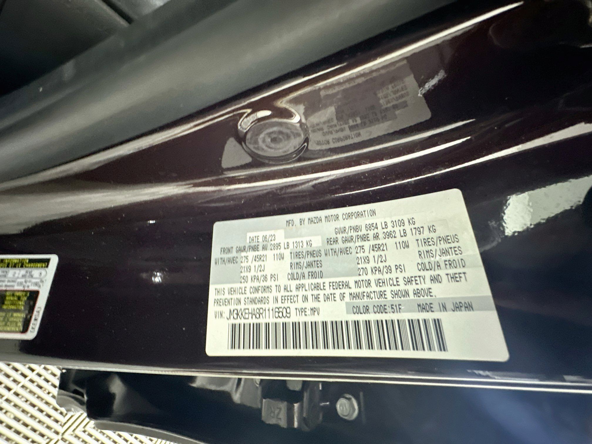 Used 2024 MAZDA CX-90 Plug-In Hybrid w/ Premium Plus AWD/4WD image 12
