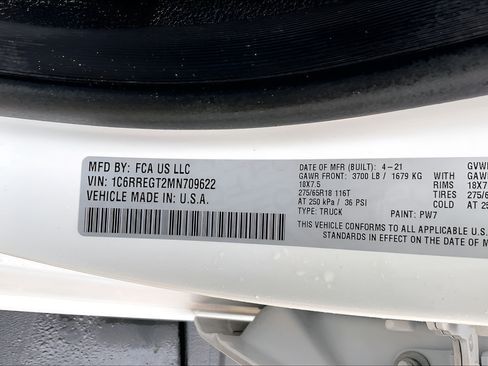 Used 2021 RAM 1500 Tradesman RWD image 16