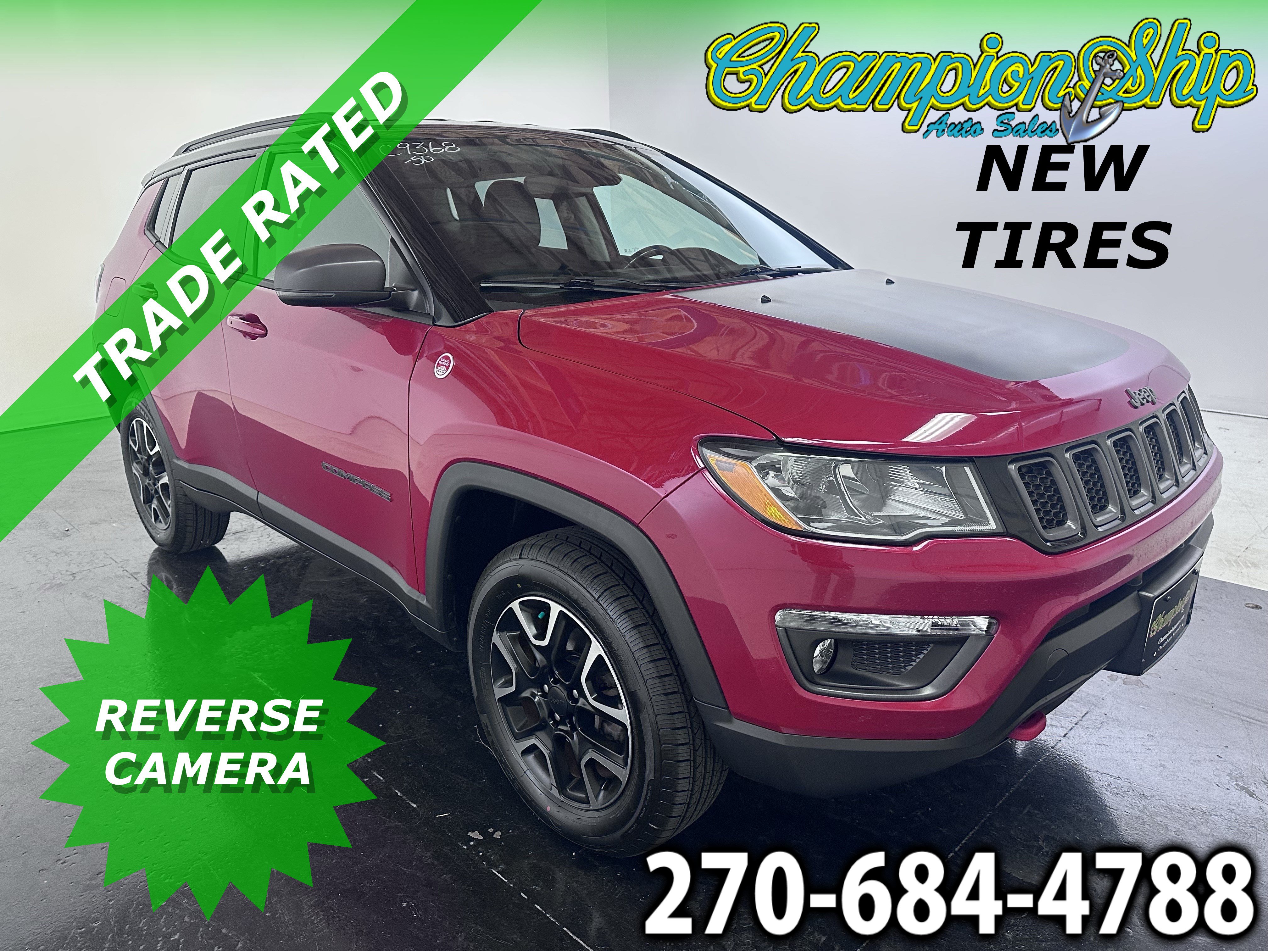 Used 2020 Jeep Compass Trailhawk AWD/4WD image 1
