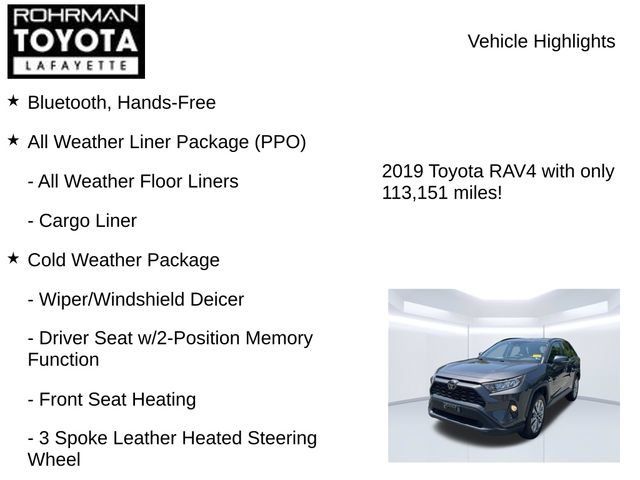 Used 2019 Toyota RAV4 XLE Premium w/ Cold Weather Package AWD/4WD image 8