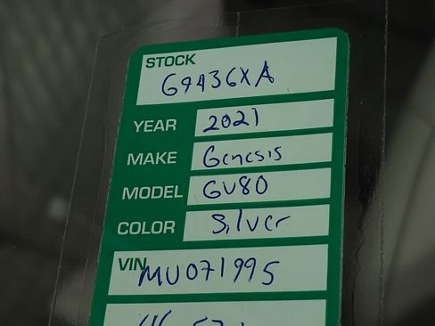 Used 2021 Genesis GV80 3.5T w/ Prestige Package 07 image 46