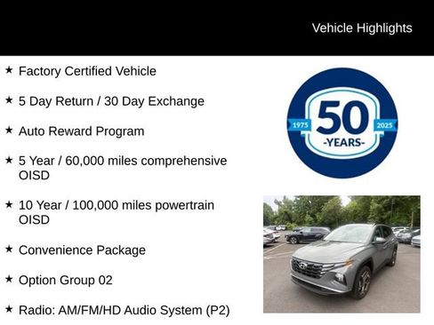 Certified 2024 Hyundai Tucson SEL w/ Convenience Package AWD/4WD image 5
