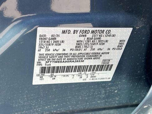 Used 2025 Ford Maverick Lariat w/ 4K Tow Package AWD/4WD image 32