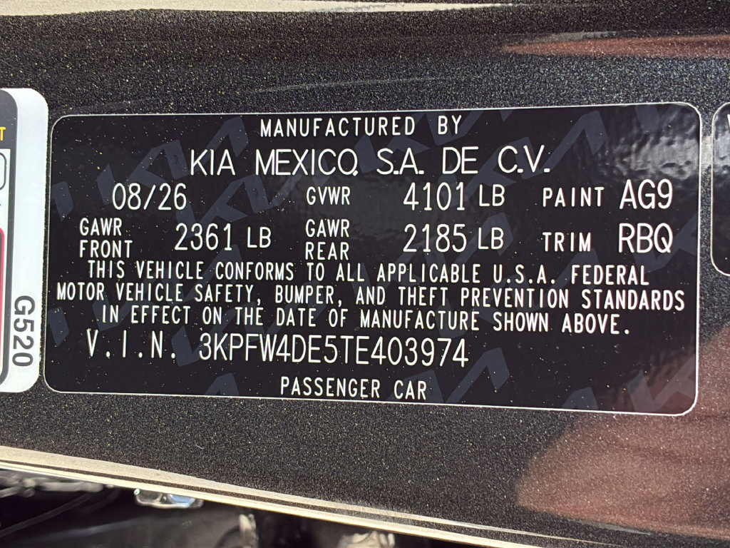New 2026 Kia K4 GT-Line Turbo FWD image 28