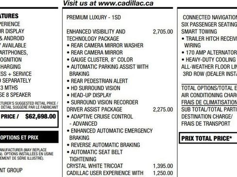 Used 2021 Cadillac XT6 Premium Luxury image 2
