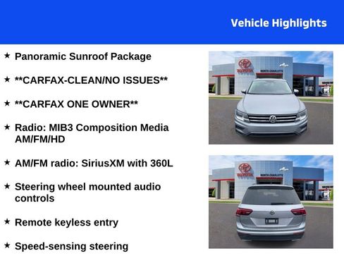 Used 2021 Volkswagen Tiguan SE w/ Panoramic Sunroof Package image 4