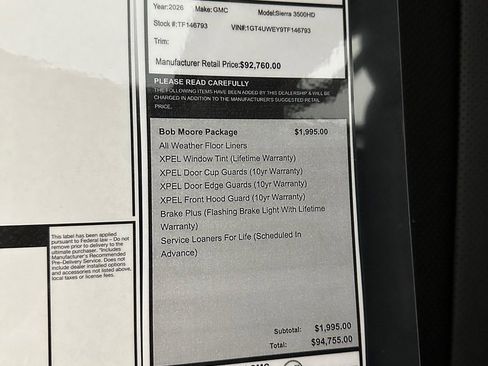 New 2026 GMC Sierra 3500 Denali w/ Denali Reserve Package image 15