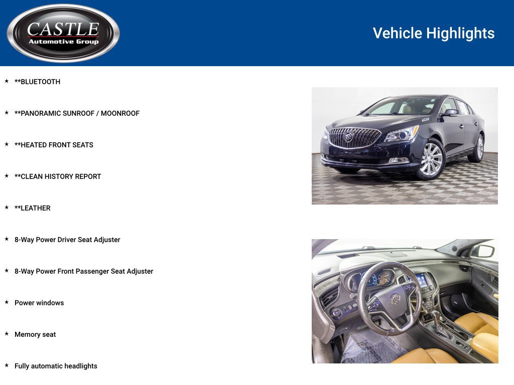Used 2015 Buick LaCrosse Leather FWD image 3