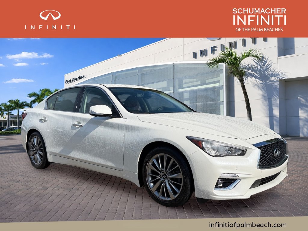 Used 2023 INFINITI Q50 Luxe w/ Cargo Package RWD image 1