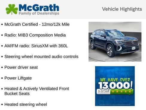 Used 2026 Volkswagen Atlas SE AWD/4WD image 6
