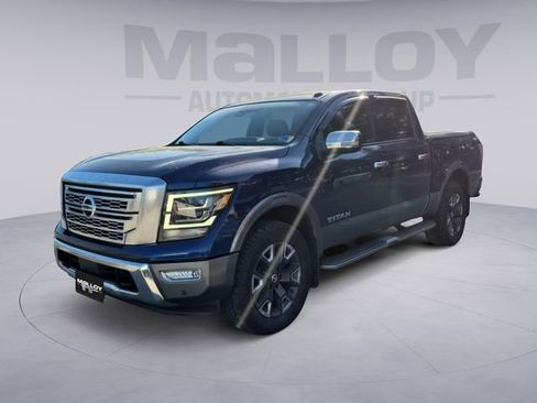 Used 2021 Nissan Titan Platinum Reserve w/ Moonroof Package AWD/4WD image 1