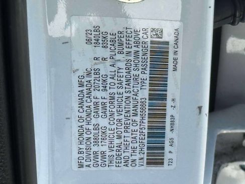Certified 2023 Honda Civic Sport image 14