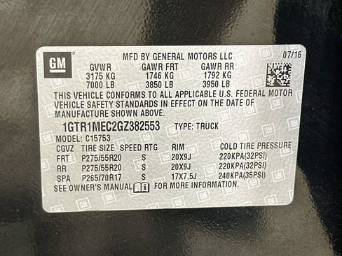 Used 2016 GMC Sierra 1500 SLE w/ SLE Value Package RWD image 34