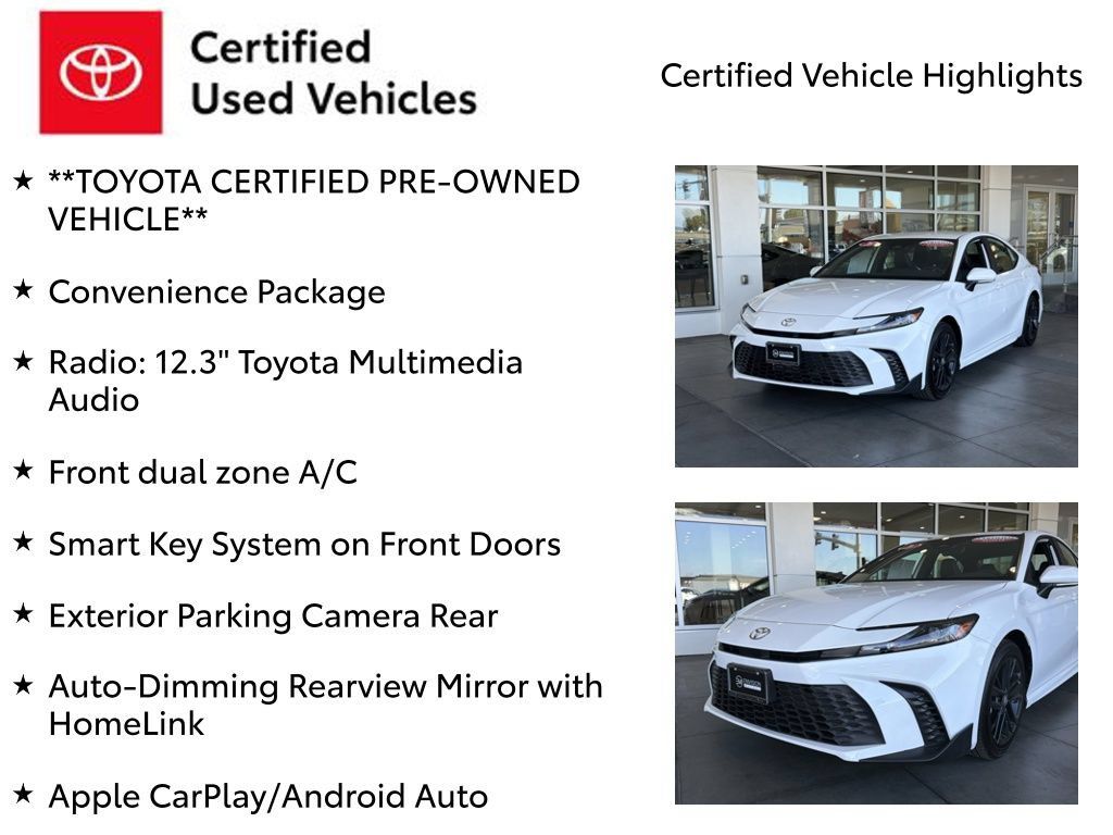 Certified 2026 Toyota Camry SE w/ Convenience Package FWD image 7