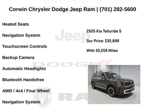 Used 2025 Kia Telluride S AWD/4WD image 6