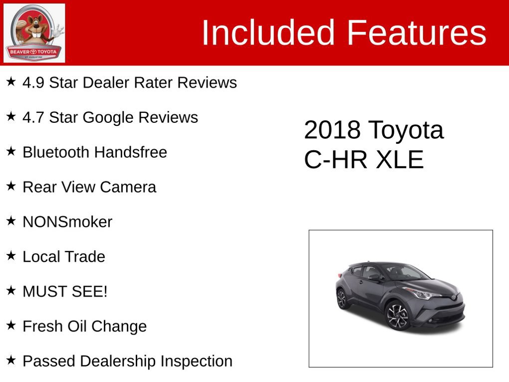Used 2018 Toyota C-HR XLE FWD image 4