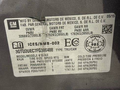 Used 2015 GMC Sierra 1500 SLE image 19