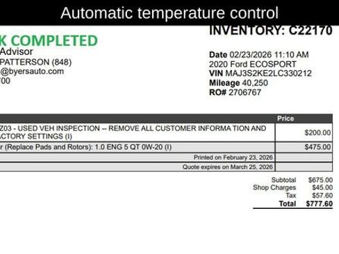 Used 2020 Ford EcoSport Titanium image 9