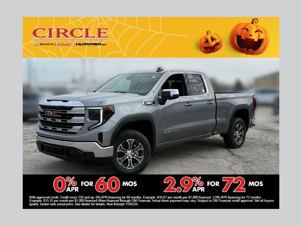 New 2026 GMC Sierra 1500 SLE w/ Preferred Package AWD/4WD 360° Tour