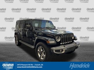 Used 2021 Jeep Wrangler Unlimited Sahara w/ LED Lighting Group image 1