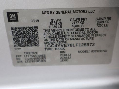 Used 2020 Chevrolet Silverado 3500 High Country w/ Technology Package AWD/4WD image 56