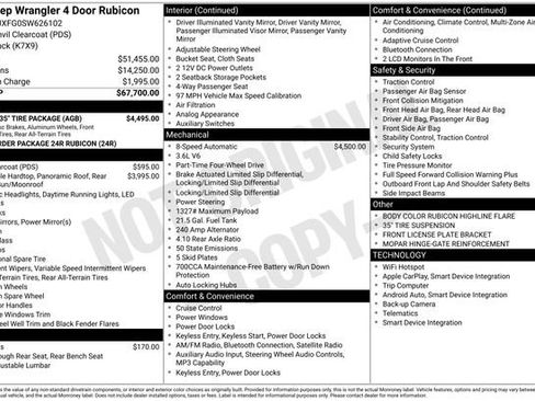 New 2025 Jeep Wrangler Unlimited Rubicon w/ XTREMEE 35" Tire Package image 28