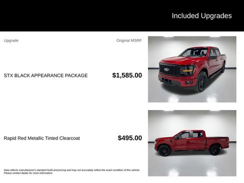 Used 2024 Ford F150 STX w/ STX Black Appearance Package AWD/4WD image 7