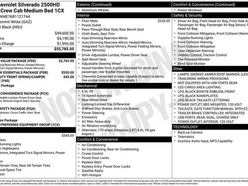 Used 2024 Chevrolet Silverado 2500 Custom w/ Custom Value Package image 5