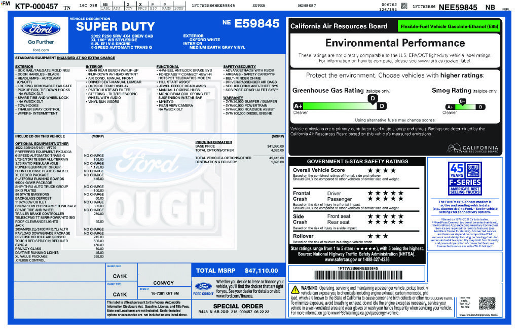 Used 2022 Ford F250 XL w/ Power Equipment Group AWD/4WD image 35