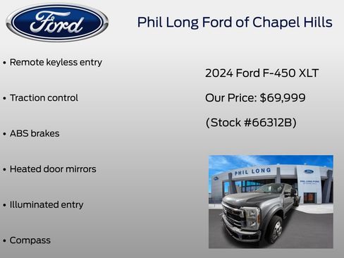 Certified 2024 Ford F450 XLT w/ XLT Value Package AWD/4WD image 32