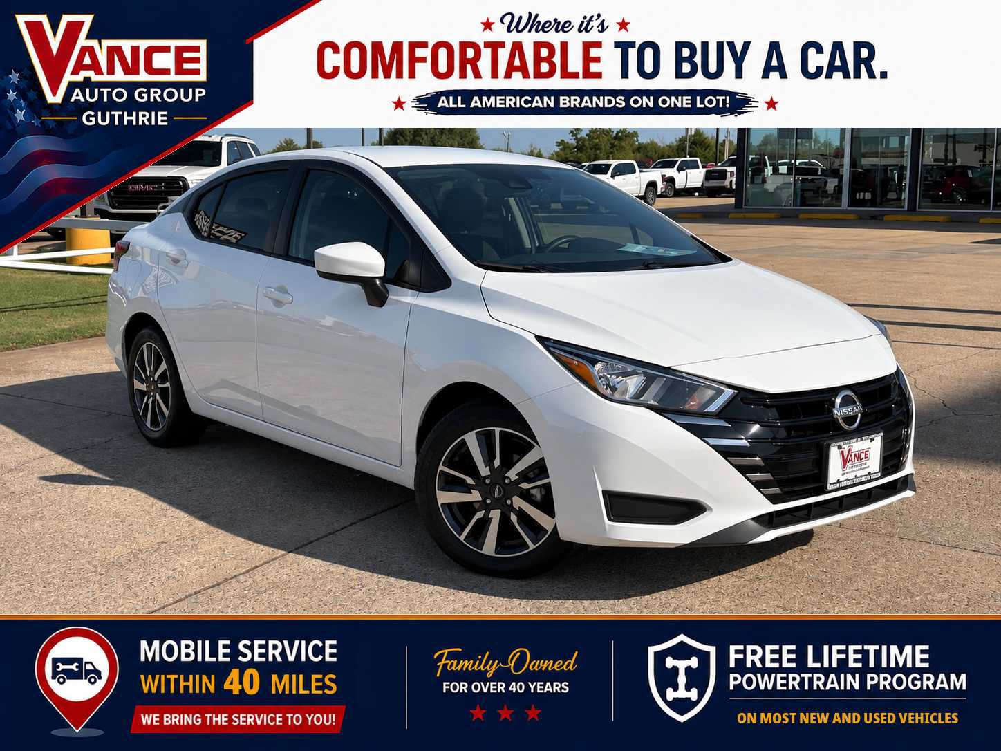 Used 2024 Nissan Versa SV FWD image 1