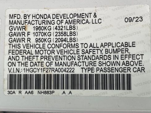 Used 2024 Honda Accord LX image 30